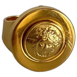 Versace Medusa Ring aus Goldmetall Golden