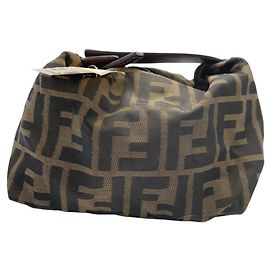 Fendi Zucca Pouch Tasche Braun