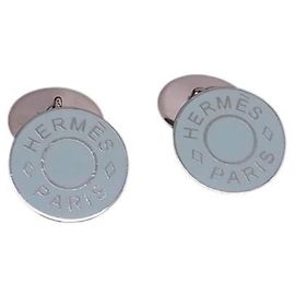 Hermès Hermes Serie Cufflinks in Light Blue Light blue