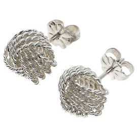 Orecchini a perno in argento a rete Tiffany & Co. Altro