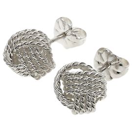 Tiffany & Co. Silver Mesh Ball Stud Earrings Other