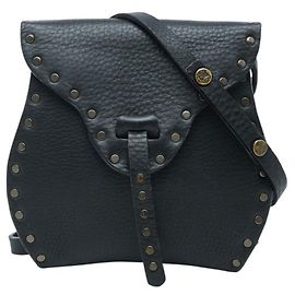 Céline Bolsa de ombro mini pochette Celine com studs Preto