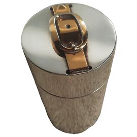 Isqueiro de mesa Hermès Paris Dourado Hardware prateado