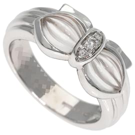 Boucheron 3-teiliger Diamantring aus 18K Weißgold Weiß