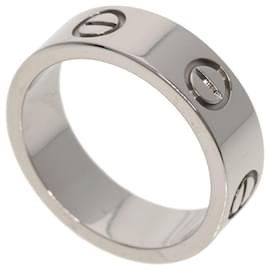Cartier Love Ring in 18K White Gold Silvery