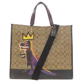 Coach C5659 Basquiat Dempsey 2-Way Tote Bag Brown