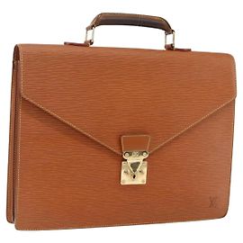 LOUIS VUITTON Epi Serviette Conseiller Zipangu Ouro M54428 LV Auth bs33195 Outro