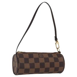 LOUIS VUITTON Pouch Papillon Damier Ebene Auth LNZ267 Damier ebene