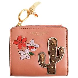Tory Burch Pink leather wallet Pink