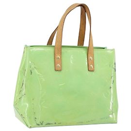 LOUIS VUITTON Sac à main Monogram Vernis Reade PM Menthe M91307 LV Auth 172111 Vert
