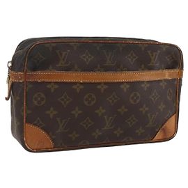 LOUIS VUITTON Pochette Compiegne 28 M51845 LV Auth ka2573 Monogramme