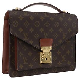 LOUIS VUITTON Sac à main Monceau 28 Monogram M51185 LV Auth ep13515 Monogramme