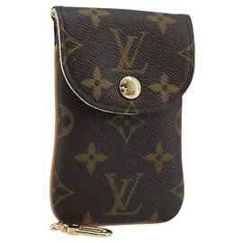 LOUIS VUITTON Monogram EtuiTelephonne MM Cell Phone Case M66546 LV Auth 165923V Monogram