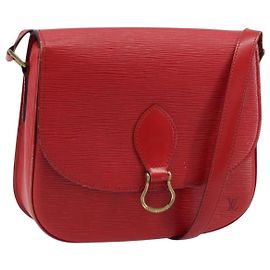 LOUIS VUITTON Borsa a Spalla Epi Saint Cloud GM Rossa M52197 LV Auth 173158 Rosso
