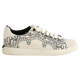 Tory Burch Baskets en cuir blanches Blanc