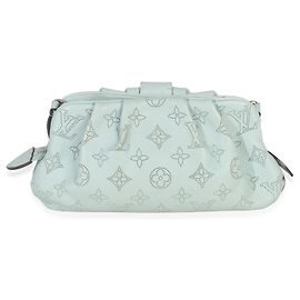 Louis Vuitton Vert Lagon Monogram Mahina Scala Mini Pouch Blue