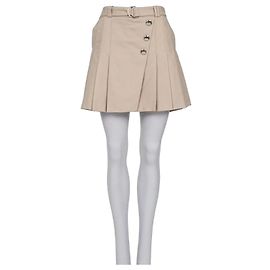Falda plisada beige Maje Beige
