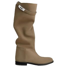 Hermès Jumping suede boots beige Beige
