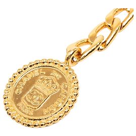 Cinturón de cadena de monedas Cambon vintage de Chanel Dorado