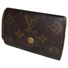 Louis Vuitton Monogram Key Holder Brown