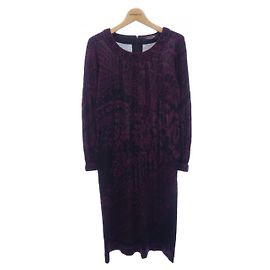 Autre Marque Vestido de moda Leonard Negro Púrpura