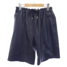Autre Marque Shorts de couro de cordeiro Drawer Azul Azul marinho