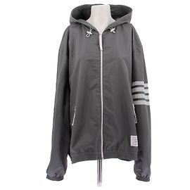 Thom Browne Coupe-vent gris en polyester Gris