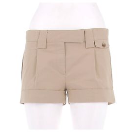 Prada Short corto beige in cotone Beige