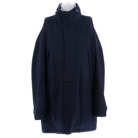 Loro Piana Veste "Icer" marine en cachemire Bleu Marine