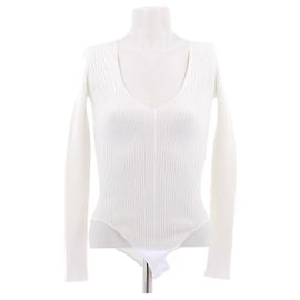 Alaïa Weißer Body Weiß