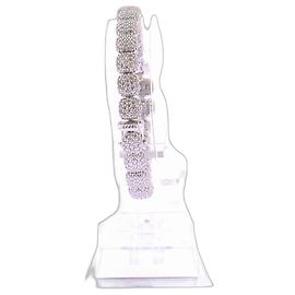 APM Monaco Bracciale "Fiocchi di Neve" con strass argento Argento