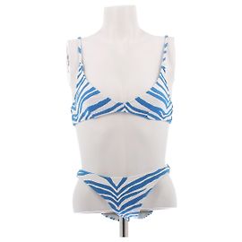 Autre Marque Biquíni listrado Azul