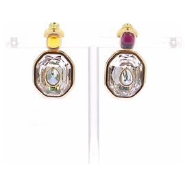 Swarovski Orecchini "Chroma" dorati e cristalli D'oro
