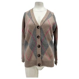 Johnnie Boden Cardigan jacquard Gris