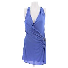 Emilio Pucci Kurzes blaues Kleid Blau