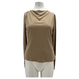 Barbour Top de mangas largas topo Beige