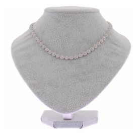 APM Monaco Colar "Flocos de Neve" com strass prateado Prata