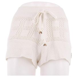 Zimmermann Weißer Baumwollshort Weiß