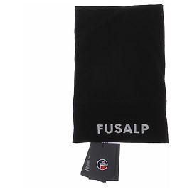 Fusalp Schwarzer Schal aus Kaschmir Schwarz