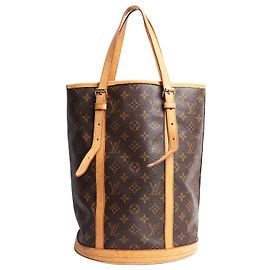 Louis Vuitton Borsa bucket vintage Monogram Randonnee marrone Marrone