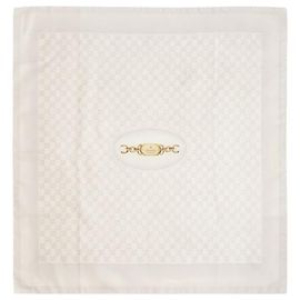 Gucci Schal mit Creme-Monogrammprint Roh