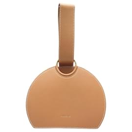 Polène NEUF SAC A MAIN POLENE NUMERO SIX NANO EN CUIR CAMEL POCHETTE HANDBAG PURSE Camel