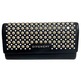 Carteira Longa de Couro Givenchy Preto