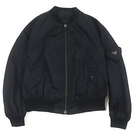 Prada Bomber jacket Re-Nylon Nylon Jacket Black