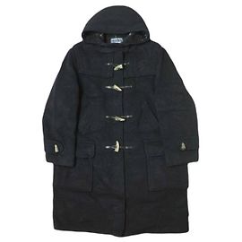 Autre Marque Lands' End x Gloverall Melton Wool Coat Blue Navy blue