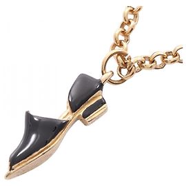 Collier Pendentif Salvatore Ferragamo avec Talons Doré