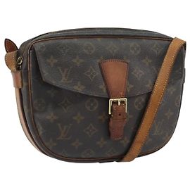 LOUIS VUITTON Bolsa de Ombro Monogram Jeune Fille GM M51225 LV Auth ti3648 Monograma