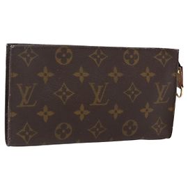 LOUIS VUITTON Monogram Bucket GM Accessory Pouch LV Auth ka2640 Monogram