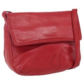 LOEWE Borsa a Spalla Anagram Pelle Rossa Oro Auth ka2445 Rosso D'oro