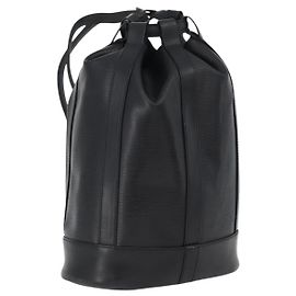 LOUIS VUITTON Borsa a Spalla Epi Randonnee PM Nera M52352 LV Auth 171080A Nero
